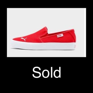 Ladies size 6 Puma Bari Cat slip on shoes nwt